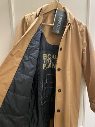 Gabardina Ecoalf Beige