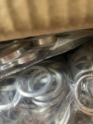 Set di occhielli in alluminio diam. int. 20mm e 18mm