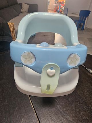 Silla de baño para bebé azul