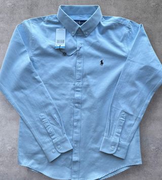 Camisa Ralph Lauren Azul Talla M Nueva