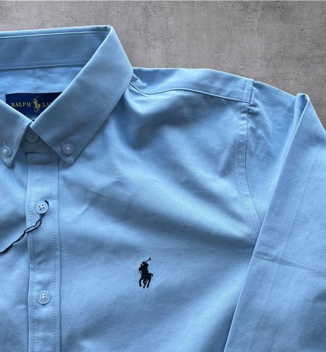 Camisa Ralph Lauren Azul Talla M Nueva