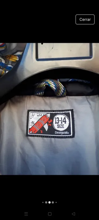 Parka Desigual Talla 13-14 años