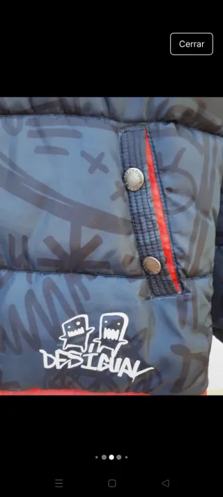 Parka Desigual Talla 13-14 años