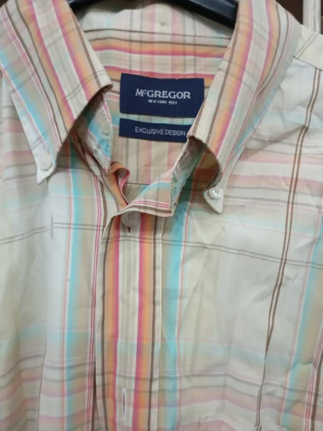 Camisa McGregor Hombre Talla L Cuadros