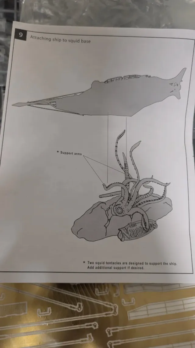Maqueta Nautilus Kraken Pegasus 9120