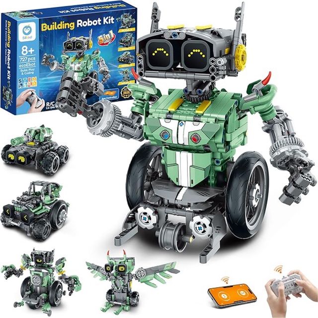 Kit di costruzione robot 5 in 1 727pz. NUOVO