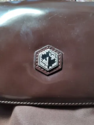 Zaino Lumberjack marrone con zip