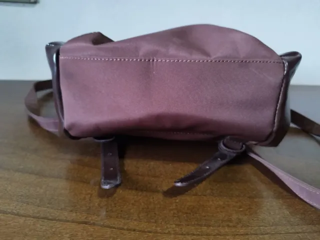 Zaino Lumberjack marrone con zip