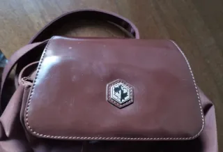 Zaino Lumberjack marrone con zip