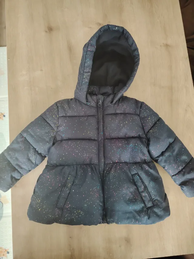 Chaqueta azul con brillos T. 12-18 meses