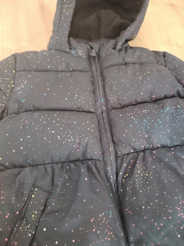 Chaqueta azul con brillos T. 12-18 meses