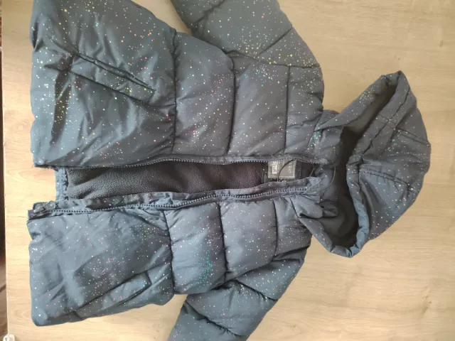 Chaqueta azul con brillos T. 12-18 meses