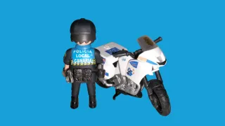 Playmobil Policía Canarias con Moto