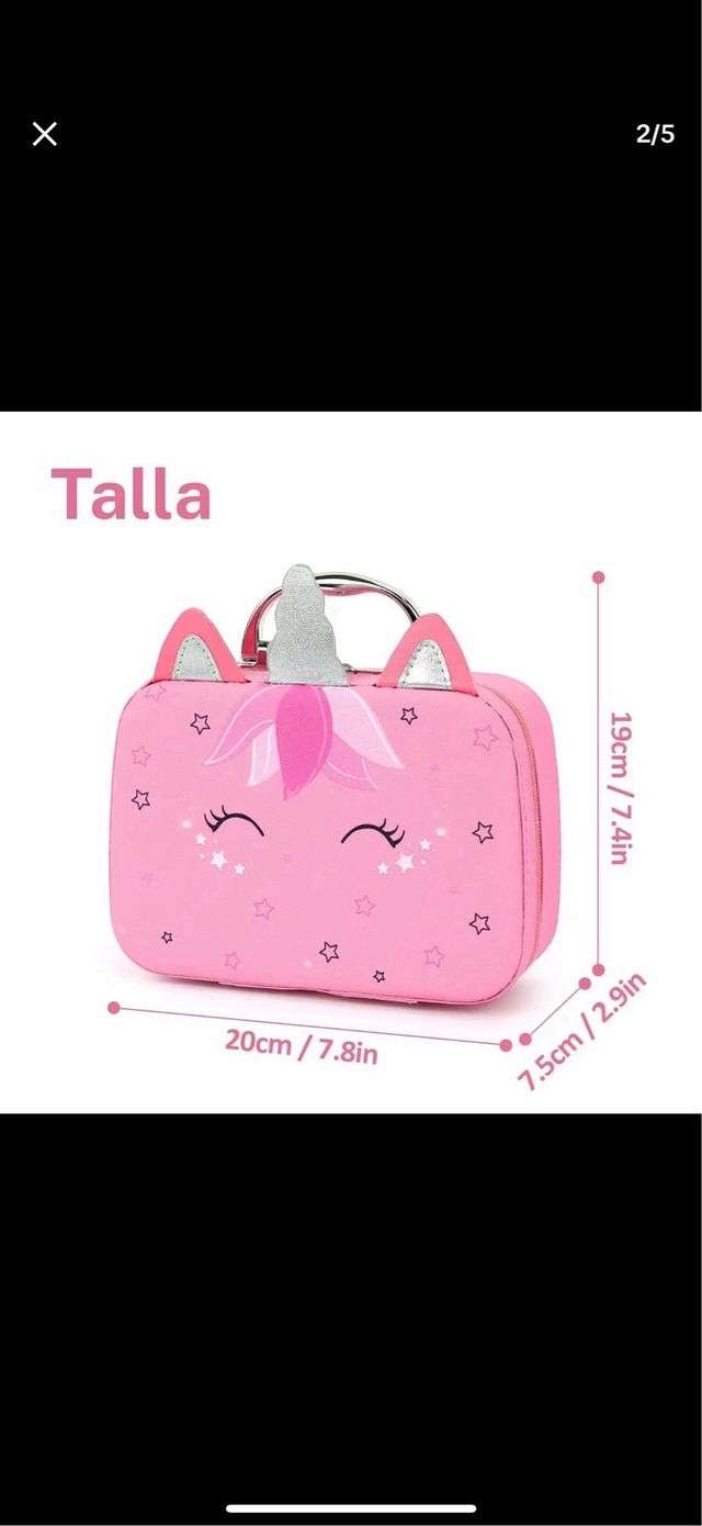 Maletín Maquillaje Unicornio Infantil