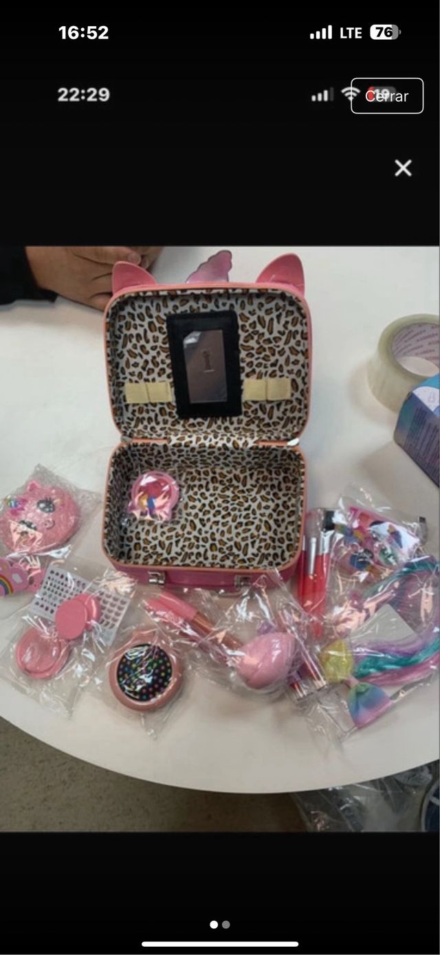 Valigetta Trucco Unicorno per Bambini