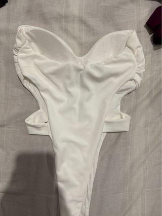 Body bianco con cut-out