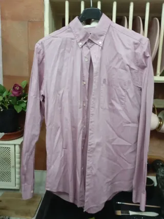 Camisa rosa hombre