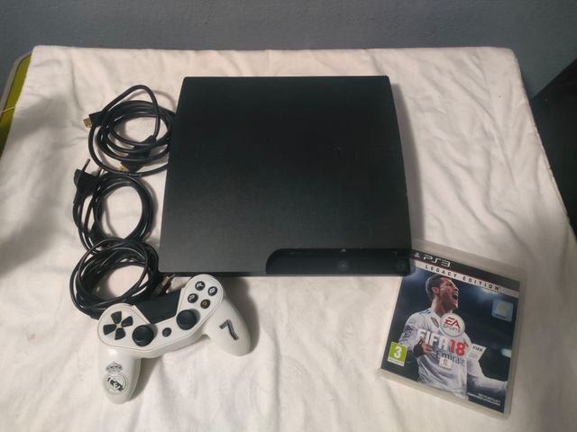 Consola Play Station 3 PS3 + Mando + FIFA 18