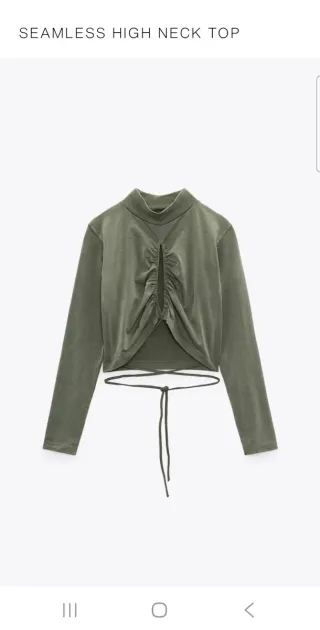 Dos tops Zara con ETIQUETA