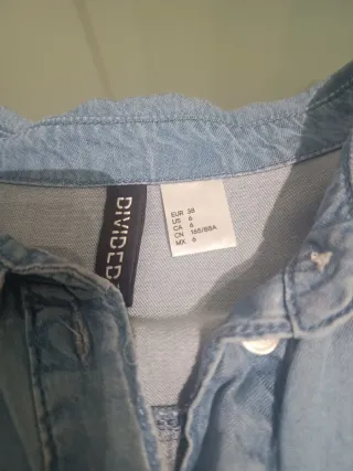 Vestido camisero vaquero azul