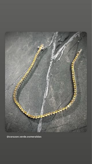 Oro 18K Garantizado •Color: Oro Blanco •Peso: 5,35