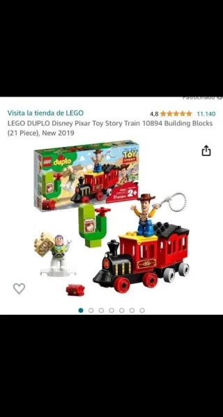 Lego Duplo Tren Toy Story