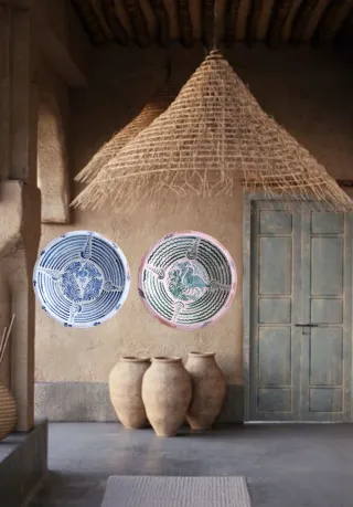 Palangana Fajalauza Azul y Verde