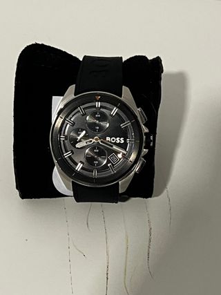 Reloj Hugo Boss Negro y Plateado