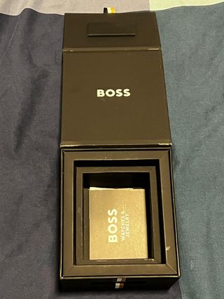 Reloj Hugo Boss Negro y Plateado