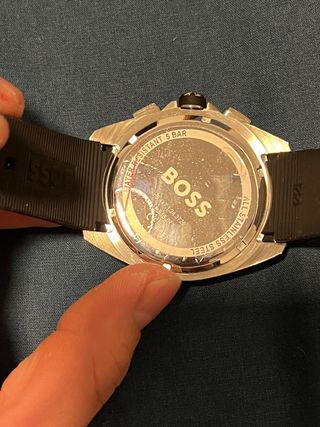 Reloj Hugo Boss Negro y Plateado