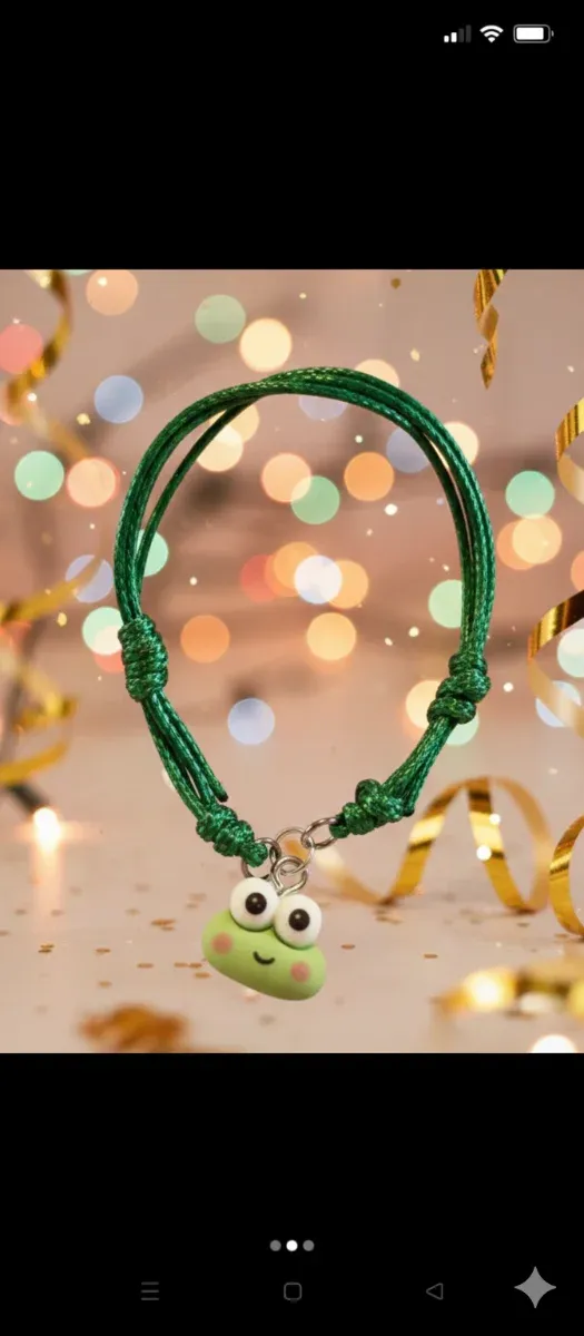 Pulsera Sanrio Rana Verde