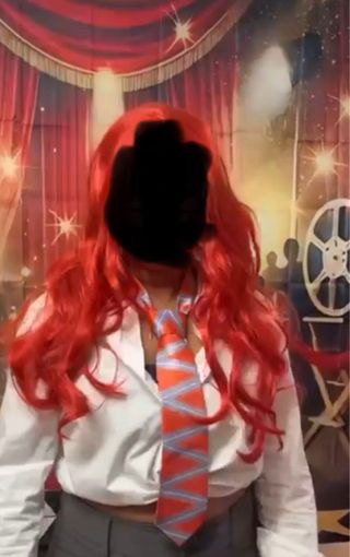 Corbata y peluca Furia Inside Out