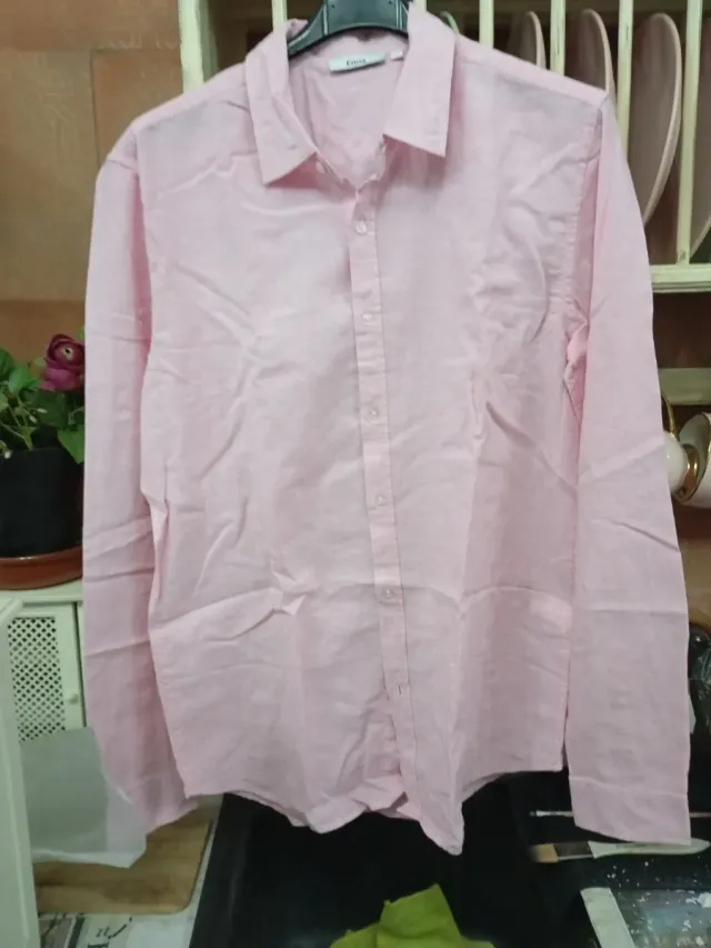 Camisa Enos Rosa Talla M