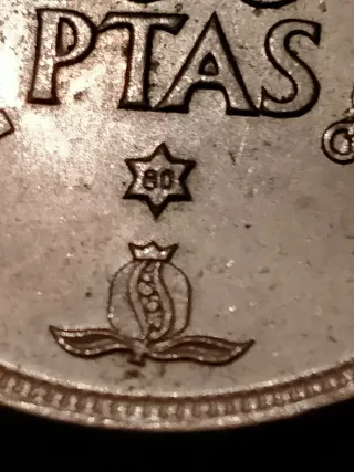 Moneda España 80 PTAS