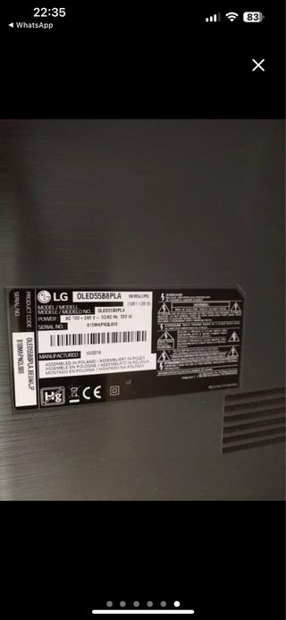 TV LG OLED 55”