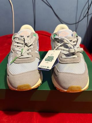 Lacoste Bambas Azul y Gris