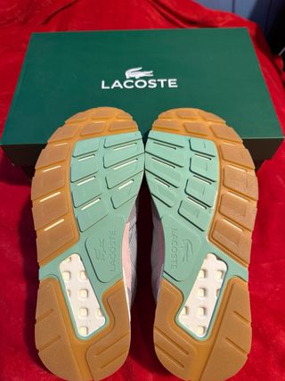 Lacoste Bambas Azul y Gris