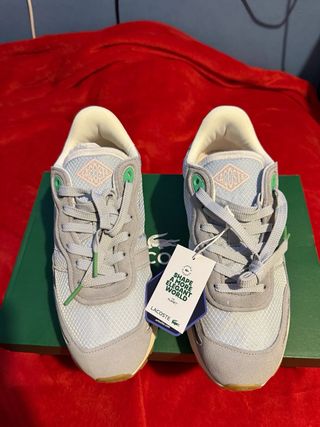 Lacoste Bambas Azul y Gris