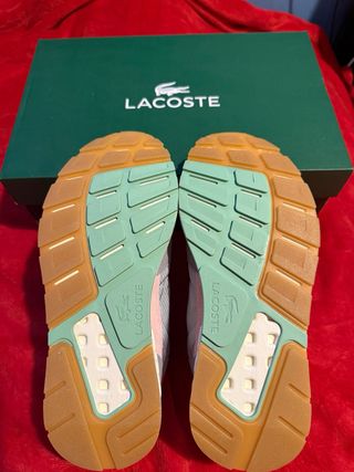 Lacoste Bambas Azul y Gris