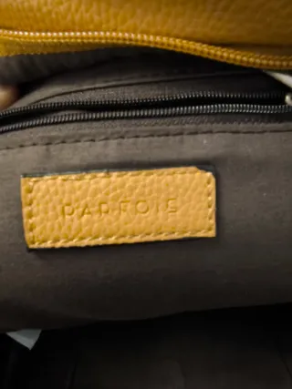 Bolso Mochila Amarillo 30x22x7