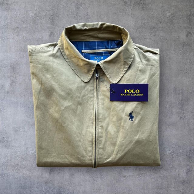 Chaqueta Harrington Beige Talla XL Polo Ralph Laur