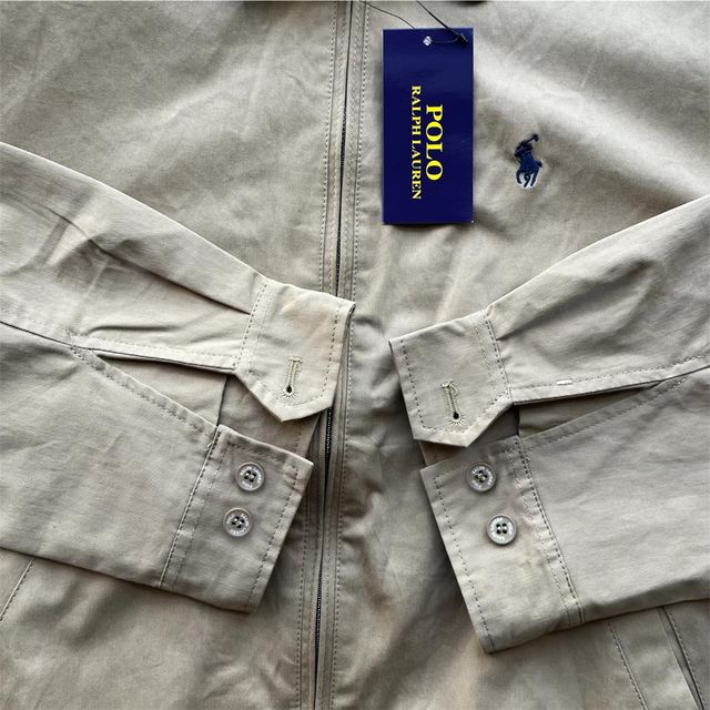 Chaqueta Harrington Beige Talla XL Polo Ralph Laur