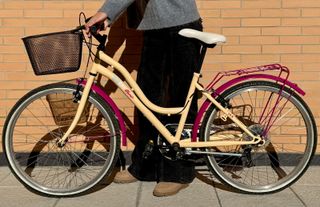 Bicicleta 24 Niña Acero 6V Cesta