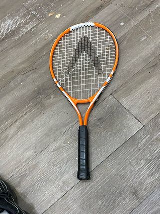 Raqueta de tenis naranja
