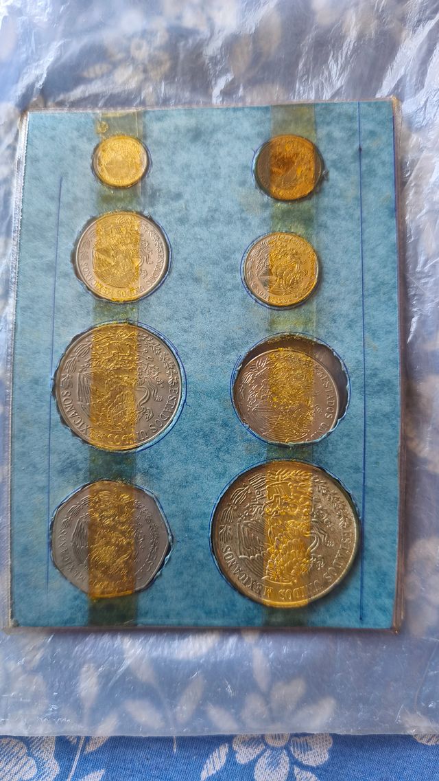 Estuche Monedas Mexicanas