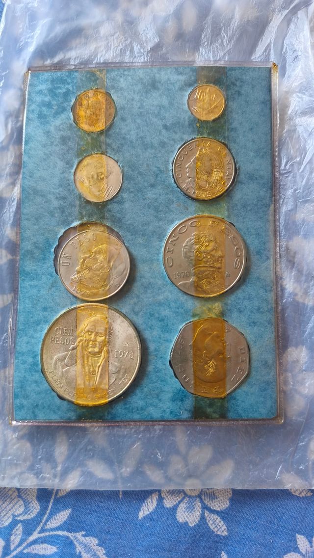 Estuche Monedas Mexicanas