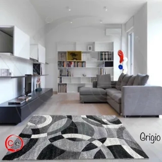 Tappeto moderno circles