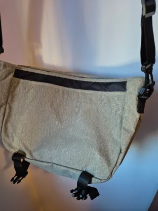 Borsa a tracolla grigia