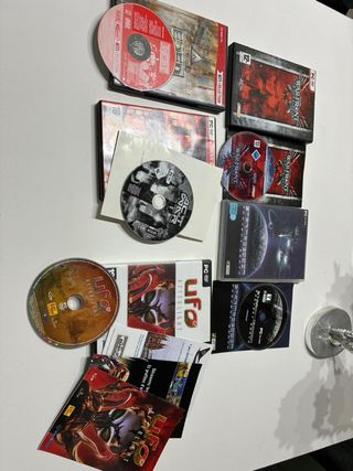 Lote 5 Juegos PC: War Front, UFO, Eden, Act of War