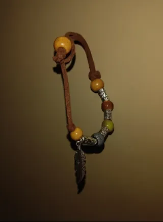 Pulsera Boho Artesanal Pluma
